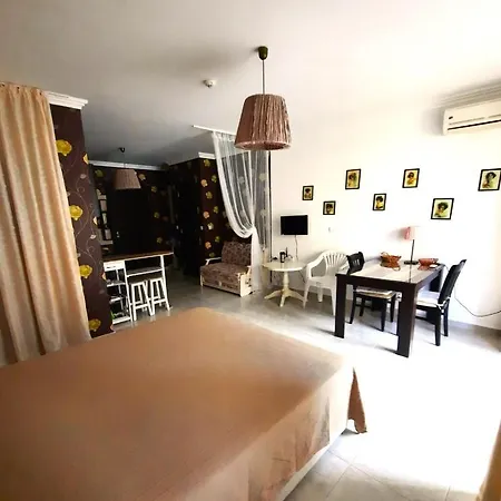 Grosses Studio Olymp In Der Naehe Des Strandes Mit Eigenem Innenhof Und Zugang Zum Pool